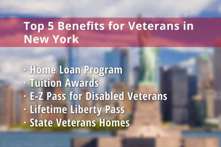 Featured image for New York State Veteran benefits: Veteran Home Loan Program New York, Tuition Awards, E-Z Pass for Disabled Veterans, Lifetime Liberty Pass for Veterans and New York State Veterans Homes